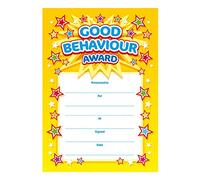 20 Good Behaviour Motivational Childrens Pupils School Praise Reward Certificates A5 Brainwaves Primary Teaching Services