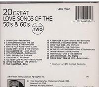 20 Great Love Songs 50s & 60s Vol. 2