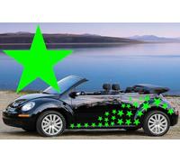 20 Green Full Star Sticker Decals, car Graphics, car Stickers in 3 Sizes by TEEZ