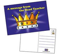 20 Head Teacher Crown Postcard Home A6 Primary Teaching Services