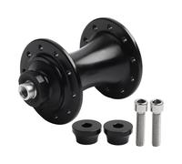 20 Hole Bike Front Hub Aluminum Alloy 74Mm O.L.D Fit For Brompton For Dahon Folding Bicycle 2 Sealed Bearings Black, 2Mm Spoke Quick Release Hub