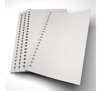 20-Hole Ring Binder Loose Leaf Paper, A5 Filler Paper Blank (A5 180 Sheets - 360 Pages, Blank)