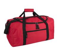 20 Inch, 40 Liter Duffel Bag for Men, Women, Teens - Travel Weekender Overnight Carry-on Shoulder Duffel Tote Bag (Red)
