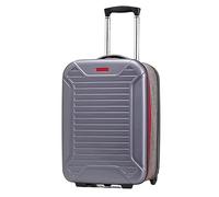 20 inch Black Hard Shell Carry On Suitcase with Combination Lock Foldable Portable Luggage for Travel Lightweight and Cabin Bag