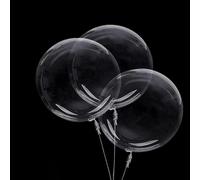 20 Inch Bobo Balloons Bubble Balloons, 25Pcs Clear Bobo Balloon, Transparent Bubble Balloon for DIY, Baby Shower, Wedding, Anniversary, Festival & Romantic Decoration