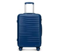(20 inch) British Traveller- ABS Navy Hard Shell Suitcase