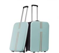 20 Inch Collapsible Luggage, Sturdy and Durable Aesthetic Design, Smooth and Silent Wheels, Specially Designed for Travel or Business, Green, Carry-On 20 Inch, Central Hardside Expandable Luggage