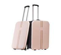 20 Inch Collapsible Luggage, Sturdy and Durable Aesthetic Design, Smooth and Silent Wheels, Specially Designed for Travel or Business, Pink, Carry-On 20 Inch, Central Hardside Expandable Luggage