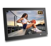 20 Inch Digital Photo Frame with IPS Screen - Digital Picture Frame with Remote Control and Motion Sensor Adjustable Brightness Timing Power On/Off Video Slide Show Background Music-Best Gift