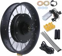 20 Inch Electric Bike Conversion Kit, 48V 1000W E-Bike Conversion Kit With Brushless Gearless Motor IP52 Waterproof, Conversions Kit Suitable for 20'' Bike Frame, Diy Bikes