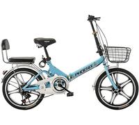 20 Inch Folding Bike Adults,Lightweight Aluminum City , Quick Fold Pink