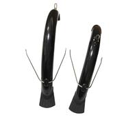 20 Inch Folding Bike Fenders Mudguards Set of 2 Front Rear Wheel Protection 46mm Width Lightweight Mud Flaps Replacement Parts- Style B