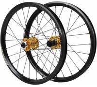 20 Inch Folding Bike Wheel Set Front Rear Disc Brake Aluminum Rims