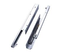 20-Inch Heavy Duty Soft Close Drawer Slides, Concealed Undermount Runners, Partial Extension Bottom-Mount Drawer Rails, 500mm for Smooth Operation