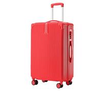 20 Inch Lightweight Suitcase Rolling Storage Trolley with 3-Digit Lock + Alloy Handle Luggage ABS Shell Protection, Safe Locking System USB Charging Port, & 360° Dual Spinner Wheels (34x23x53cm)