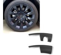 20 Inch Model Y Hub Cap Patch Wheel Protectors, 40PCS Wheel Hub Protections Covers for Tesla Model Y 20 Inch Car Wheel Protectors Rim Protectors (Black)