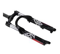 20 Inch MTB Folding Bicycle Spring Suspension Fork 1-1/8 Straight Mountain Bike Mechanical Front Forks 9×100 QR 100mm Travel Manual Locking Fit XC AM