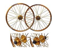 20 Inch Small Wheelset Disc Brake Hub Rim Alloy Bicycles Wheel 8/9/10 Speed Cassette Quick Release 32 Hole