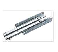 20 Inch Soft Close Drawer Slides 2 Fold Kitchen Cabinet Runners Heavy Duty Rails for Smooth 500mm Hardware 1 Pair(550mm/22in1mm)