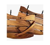 (20 inch) Teak Side Plates And Handle Set