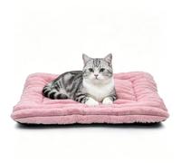 20 Inch Ultra Soft Comfy Pet Bed, Tiny Dog Bed, Washable Anti-Slip Crate Pad Sleeping Cushion Mat for XX-Small Dogs, Indoor Cats & Cat Carrier, Pink