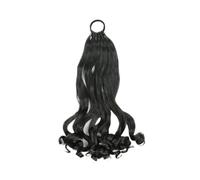 20 Inch Wave Ponytail With Elastic Band Synthetic Extensions Wrap Around 14Strands Women's Hairpieces False Ponytails For Women
