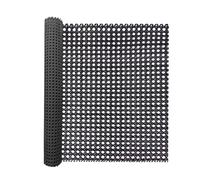 20 inch Wide Rattan Webbing 3.3ft Long Black Plastic Rattan Webbing Rolls for Furniture, Chairs, cabinets, Ceilings, Beds Rattan Projects Basket Weaving Supplies Open mesh Rattan