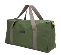 20 Inches Large Heavy Duty Tool Bag Organiser, Multi-Purpose Wide Open Mouth Tool Organizer Canvas Electrician Tote Bag