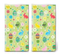 20 Individual Handkerchiefs Easter Small Easter Elements 2 Packs of 10 Individual Paper Handkerchiefs Printed as Gift