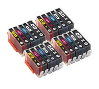20 Ink Cartridges to replace HP 364Bk 364PBk 364C 364M 364Y non-OEM/Compatible