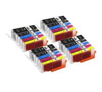 Go Inks 4 Set of 5 Ink Cartridges to replace PGI-550 & CLI-551 Compatible/non-OEM for PIXMA Printers (20 Pack)