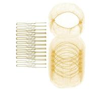 20 Invisible Elastic Edges Meshes Hair Net And 50 U Shaped Hair Pins Set For Food Service Ballet Bun Sleepings And Wigs