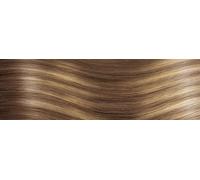 20 Invisible Nanoring Extensions 20" - professional Quality - B18/24 balayage natural dark ash blonde & light ash blonde