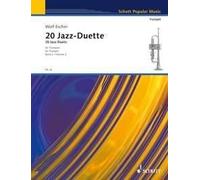 20 Jazz-Duets Performing score 2 trumpets Escher Advanced Schott Music Saddle-wi
