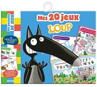 20 jeux loup: Avec 10 cartes plastifiées et 1 feutre effaçable