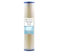 20" Jumbo Pleated Sediment Water Filter | 20 Micron, 20" x 4.5" | Washable Filter to Extend Lifespan, Fits 20" Jumbo Housings