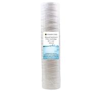 20" Jumbo Wound String Sediment Water Filter | 1 Micron, 20" x 4.5" | High Dirt Holding Capacity, Fits 20" Jumbo Housings (1 Pack)