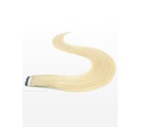 20 Keratin Flat Tip Extensions - luxury european/russian hair - 16" straight - 1001 platinum blonde
