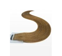 20 Keratin Flat Tip Extensions - luxury european/russian hair - 16" straight - 17 medium brown