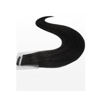 20 Keratin Flat Tip Extensions - luxury european/russian hair - 16" straight - 1B black