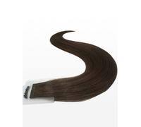 20 Keratin Flat Tip Extensions - luxury european/russian hair - 16" straight - 4 dark chestnut