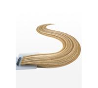 20 Keratin Flat Tip Extensions - luxury european/russian hair - 16" straight - M14/1001 mixed intense natural dark ash blonde & platinum blonde