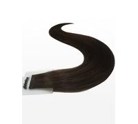 20 Keratin Flat Tip Extensions - luxury european/russian hair - 23" straight - 2 dark brown