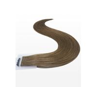 20 Keratin Flat Tip Extensions - luxury european/russian hair - 23" straight - 8 hazelnut brown