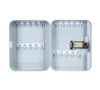 20-Key Lock Box Wall Mount - Secure Storage Cabinet for Home, Office & Business - Durable Design with Resettable Combination Code for Enhanced Security