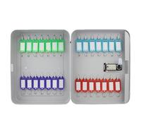 20-Key Lock Box Wall Mount - Secure Storage Cabinet for Home, Office & Business - Durable Design with Resettable Combination Code for Enhanced Security