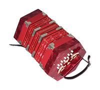 20 Keys Accordion Concertina With Carry Bag, Easy To Learn Music Accordion Instrument, Educational Musical Instrument For Amateur Beginner Gift