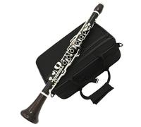 20 Keys Bb Tone Clarinet German System Design Ebony Body Silver Plating Keys Clarinet With Case Clarinet Kit