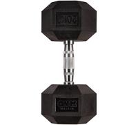 (20 kg, Single) GYM MASTER Hex Dumbbells Rubber Encased 1-30kg Cast Iron Weight Lift Set Pair