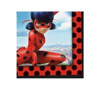 20 Ladybug in Paris paper napkins 33 x 33 cm